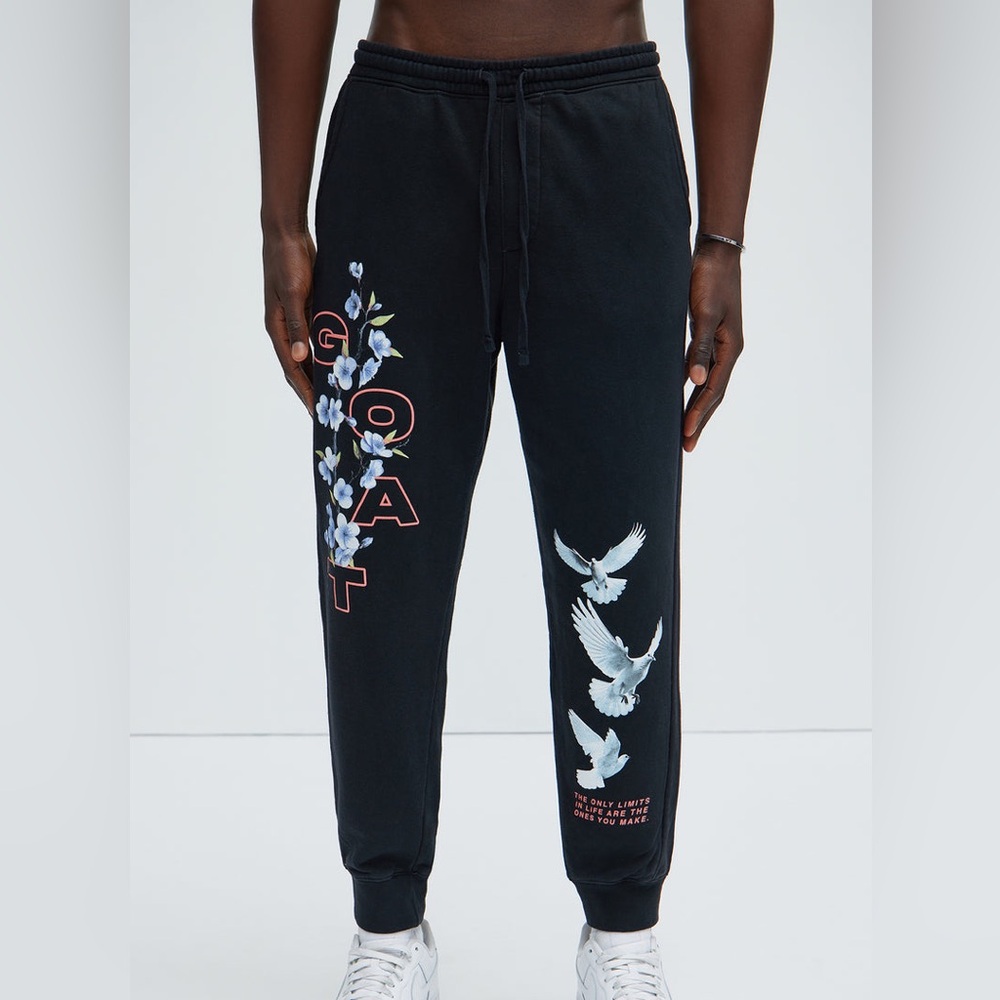 Nova Men GOAT Moves Only Jogger - Black new no tags